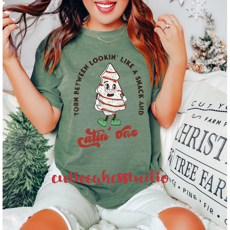comfort colors shirt - comfort colors Christmas shirt - looking like a snack shirt - 1.jpg