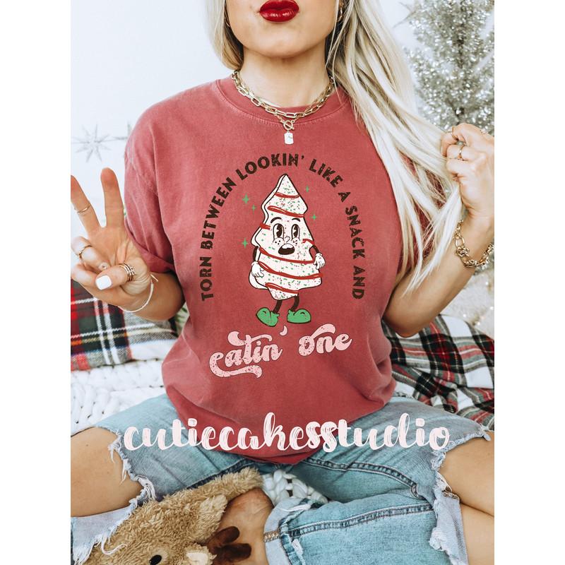 comfort colors shirt - comfort colors Christmas shirt - looking like a snack shirt - 3.jpg