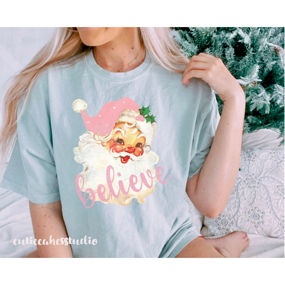 comfort colors shirt - comfort colors Christmas shirt - Christmas Santa shirt - comfort colors Santa shirt - Christmas believe shirt - 4.jpg