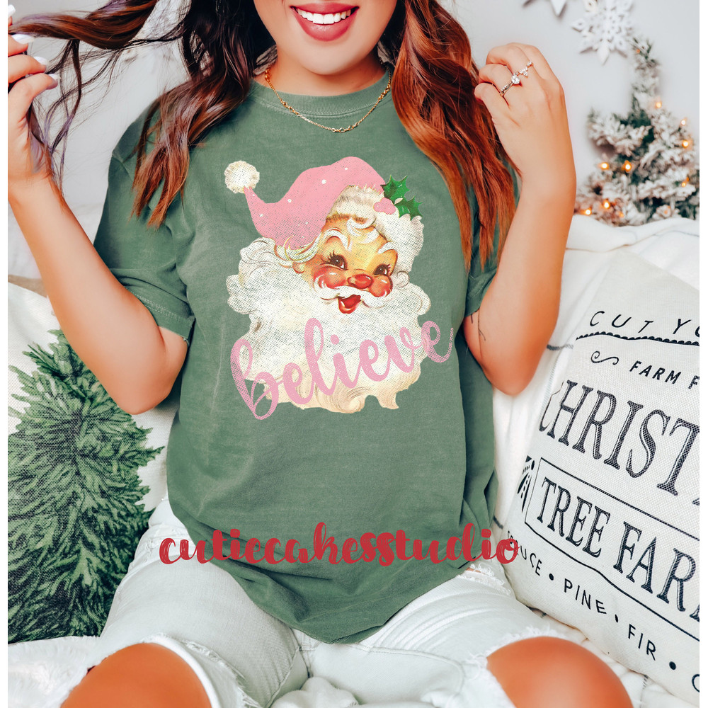 comfort colors shirt - comfort colors Christmas shirt - Christmas Santa shirt - comfort colors Santa shirt - Christmas believe shirt - 6.jpg