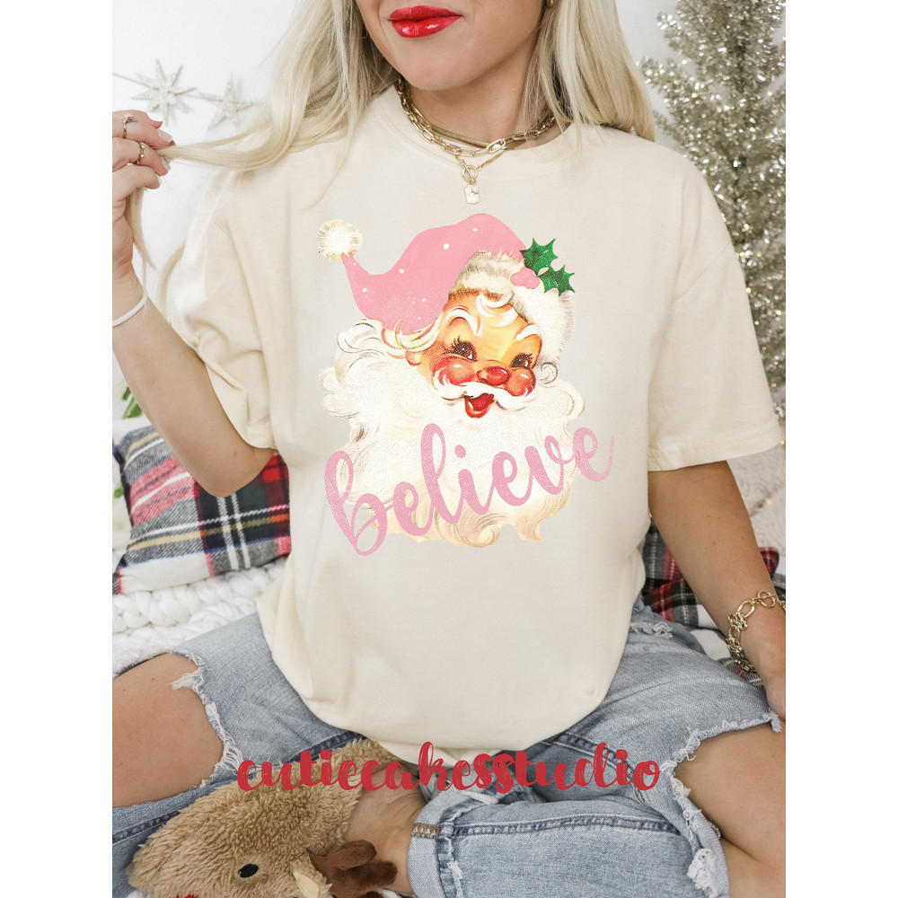 comfort colors shirt - comfort colors Christmas shirt - Christmas Santa shirt - comfort colors Santa shirt - Christmas believe shirt - 8.jpg