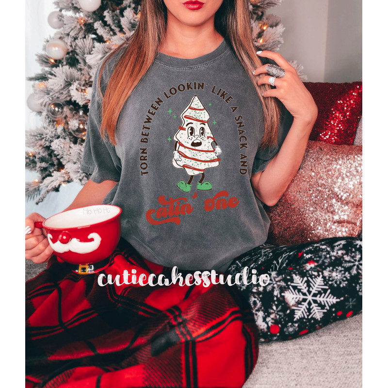 comfort colors shirt - comfort colors Christmas shirt - looking like a snack shirt - 1.jpg