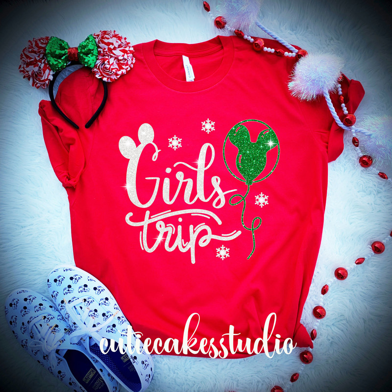 Disney Christmas shirt - disney Christmas girls trip shirt - mickey's very merry Christmas party - rose gold disney shirt - 1.jpg