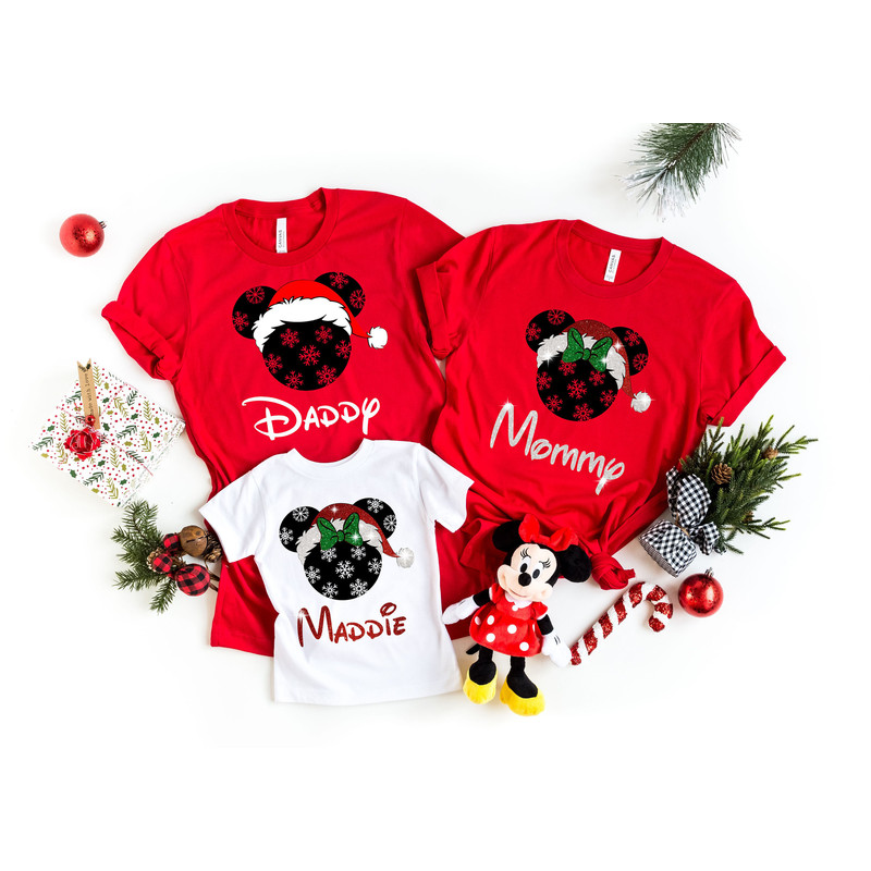 Disney Christmas shirt - disney shirt - disney snowflake shirt - disney world shirt - Disney Christmas family shirts - 1.jpg