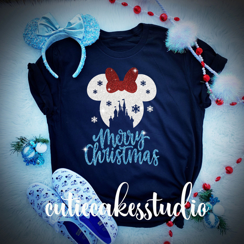 Disney Christmas shirt - disney shirt - mickey's very merry Christmas party  Imagination pink Arendelle blue Millennial pink - 1.jpg
