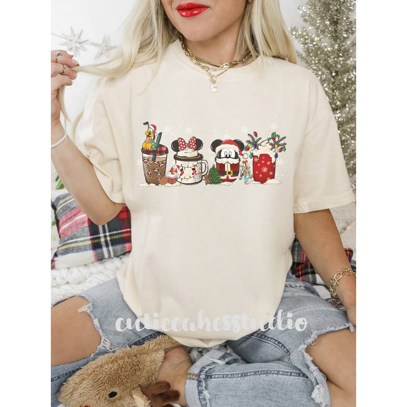 Disney comfort colors shirt - comfort colors Christmas shirt - Disney Christmas shirt - disney latte shirt - Christmas latte shirt - 8.jpg