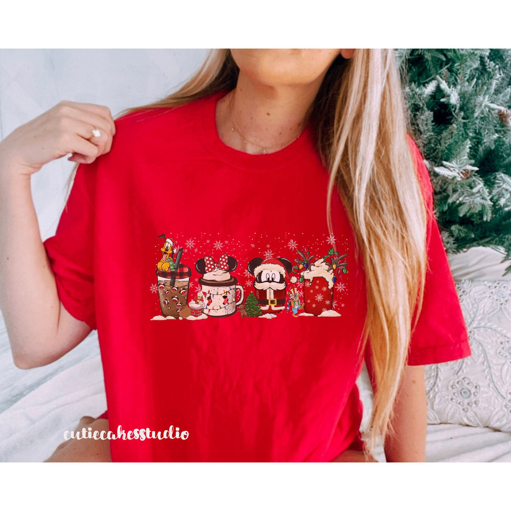 Disney comfort colors shirt - comfort colors Christmas shirt - Disney Christmas shirt - disney latte shirt - Christmas latte shirt - 9.jpg