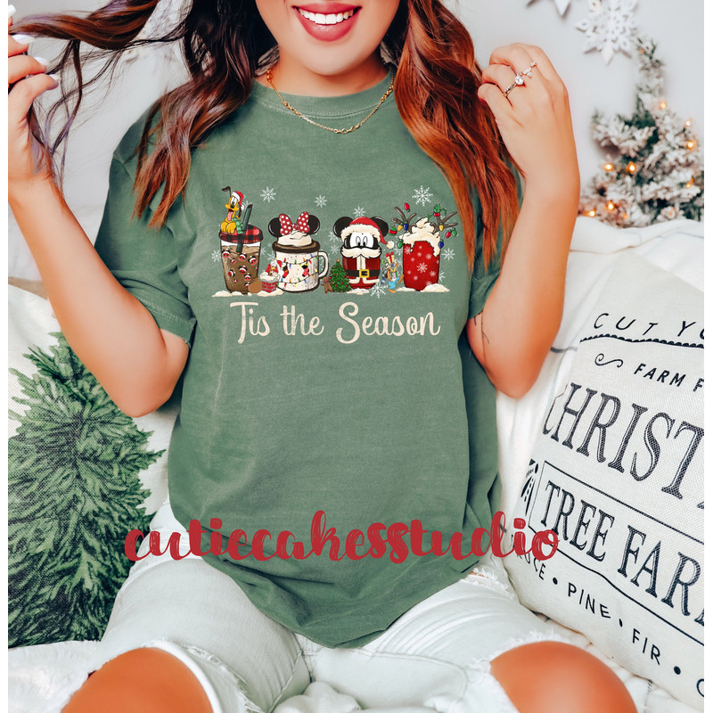 Disney comfort colors shirt - comfort colors Christmas shirt - Disney Christmas shirt - disney latte shirt - Christmas latte shirt - season - 1.jpg