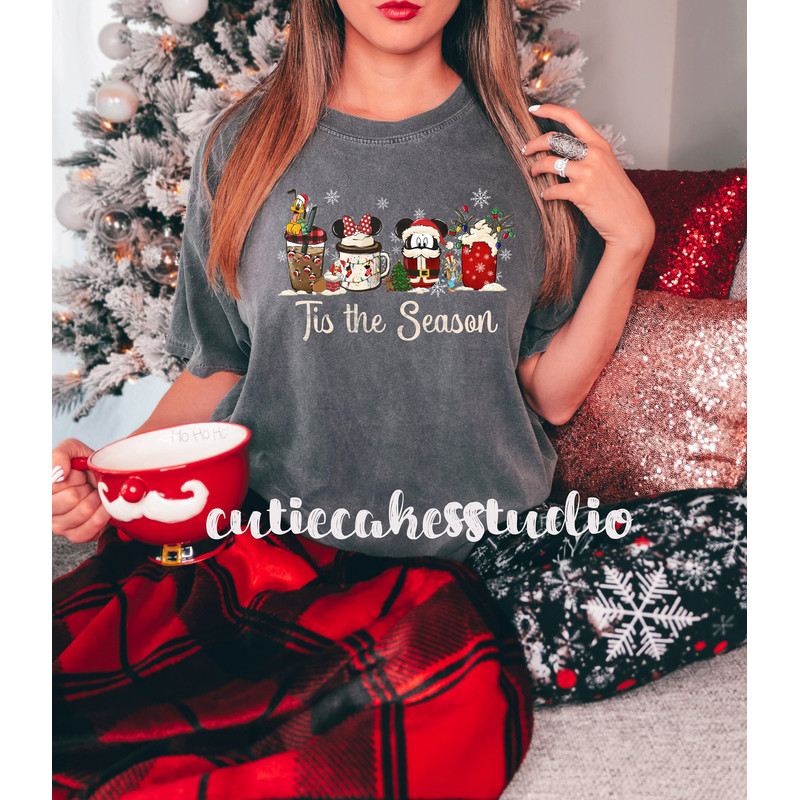 Disney comfort colors shirt - comfort colors Christmas shirt - Disney Christmas shirt - disney latte shirt - Christmas latte shirt - season - 4.jpg