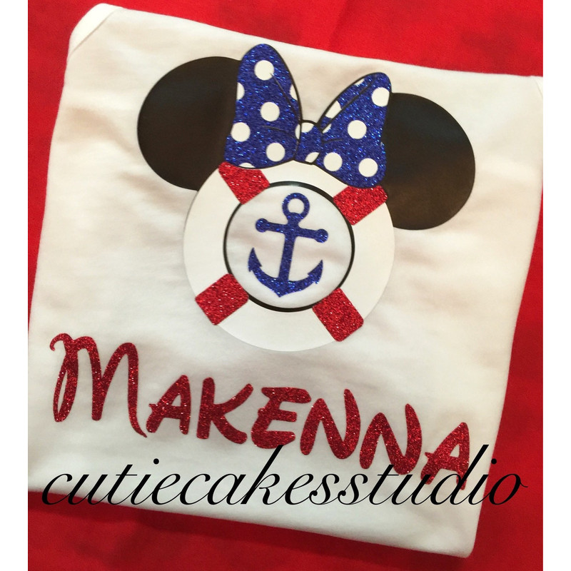 disney cruise shirt tank bow mickey minnie Racerback Tank top Disney Girl Baby Toddler Ladies anchor - 1.jpg