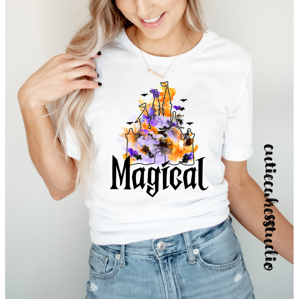 Disney Halloween shirt - Disney shirt - Disney Vacation shirt - Disney castle shirt - disney sublimation shirt - disney magical shirt - 1.jpg