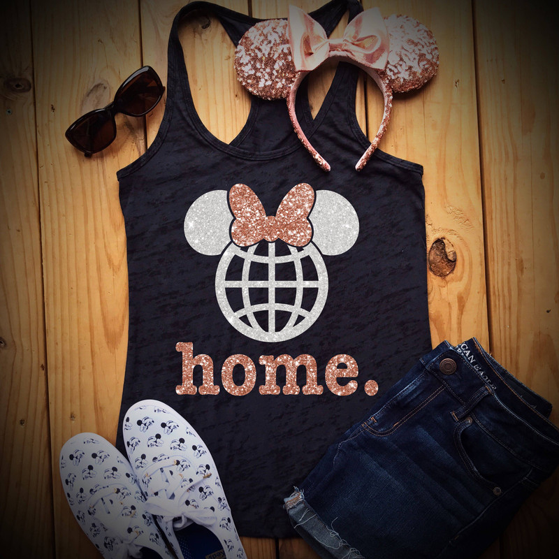disney rose gold shirt epcot mickey burnout Racerback Tank top Disney Girl Ladies disney world t-shirt epcot shirt disney home shirt - 2.jpg