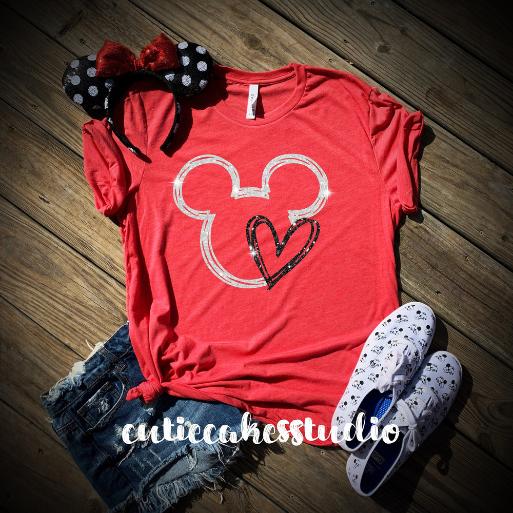 Disney shirt  - disney family shirts - Disney heart shirt - Disney shirts for women - Disney Valentine shirt - disney vacation shirt - 1.jpg