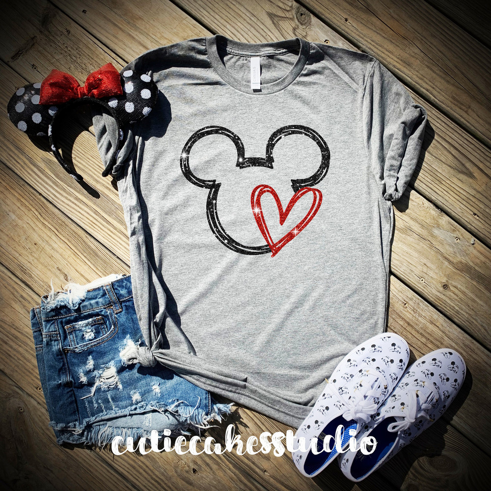 Disney shirt  - disney family shirts - Disney heart shirt - Disney shirts for women - Disney Valentine shirt - disney vacation shirt - 2.jpg