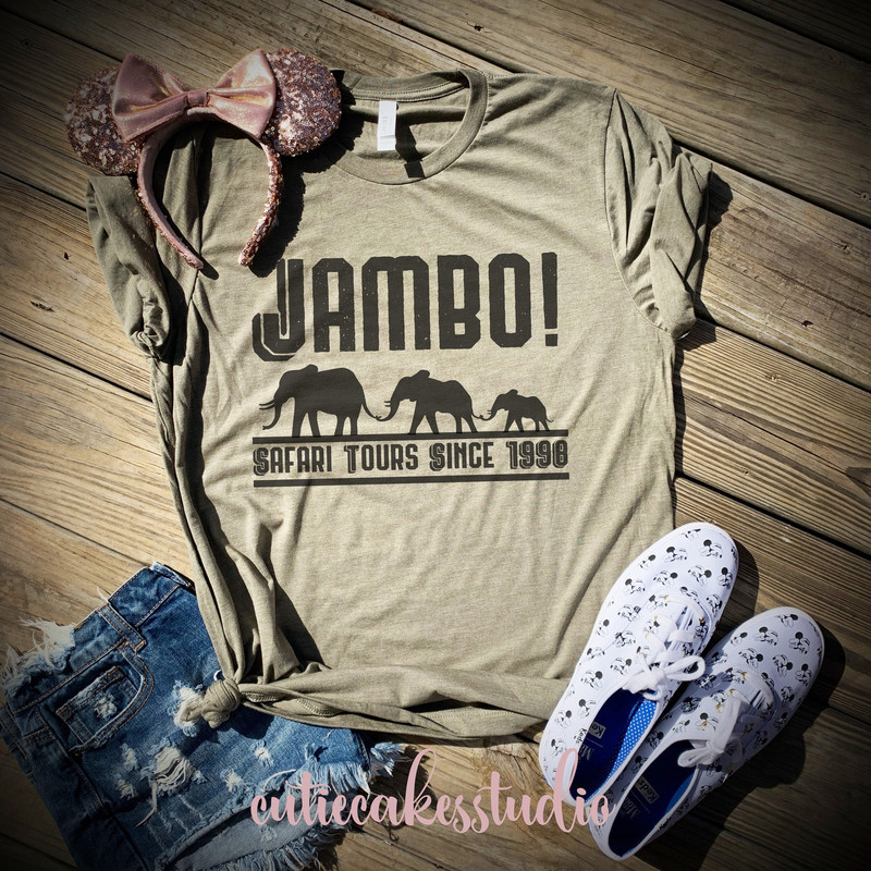 Disney shirt - Animal kingdom shirt - safari shirt - Disney Jambo shirt - sublimated retro shirt - rose gold Disney shirt - 1.jpg
