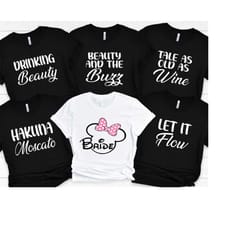 disney wine bachelorette shirt,disney bridesmaid shirt,disney bachelorette party shirt,bridal party shirt,gift for bride