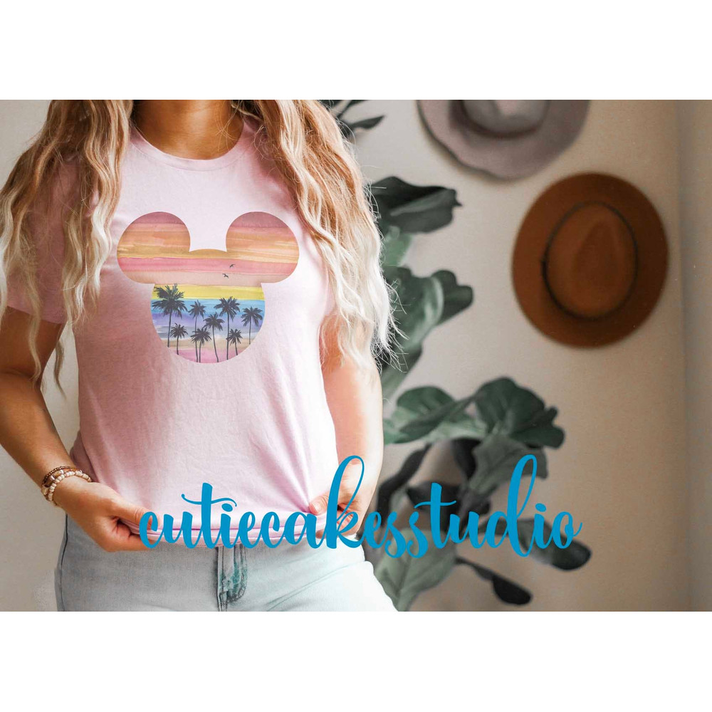 disney shirt - disney beach shirt - sunset mickey shirt - mickey beach shirt - disney sublimated retro shirt - 7.jpg