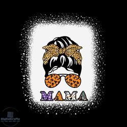 mama halloween svg, halloween svg, mama svg, leopard pattern svg