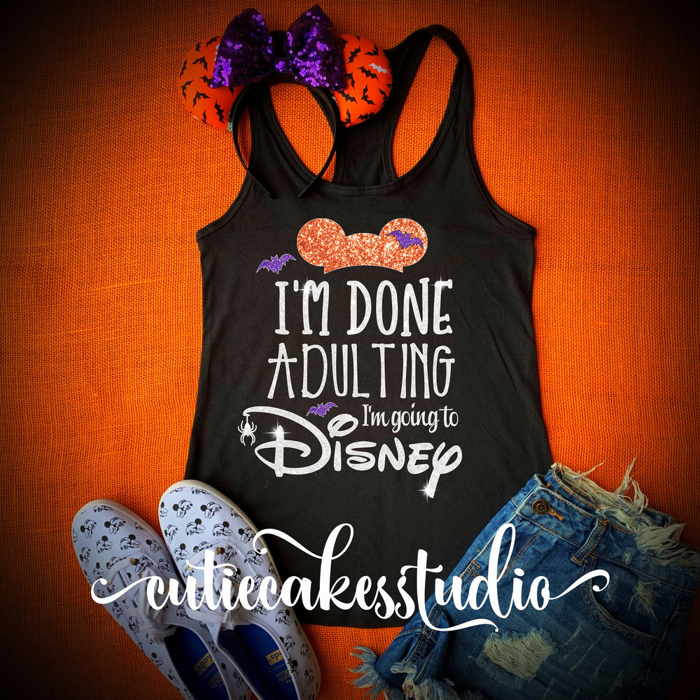 disney shirt - disney halloween shirt - mickey's not so scary party - disney shirts for men - disney shirts for women - done adulting disney - 1.jpg