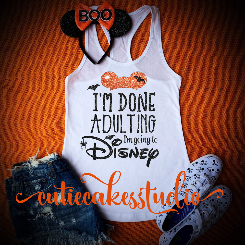 disney shirt - disney halloween shirt - mickey's not so scary party - disney shirts for men - disney shirts for women - done adulting disney - 5.jpg