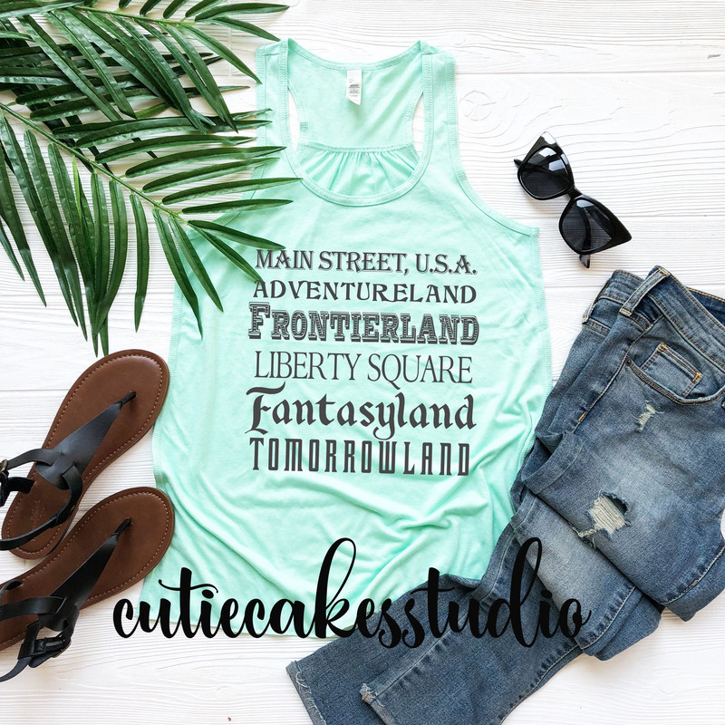 Disney shirt - Disney Vacation shirt - Tomorrowland - Fantasyland - Fronteirland -Mainstreet USA - Liberty square - Adventureland shirt - 9.jpg