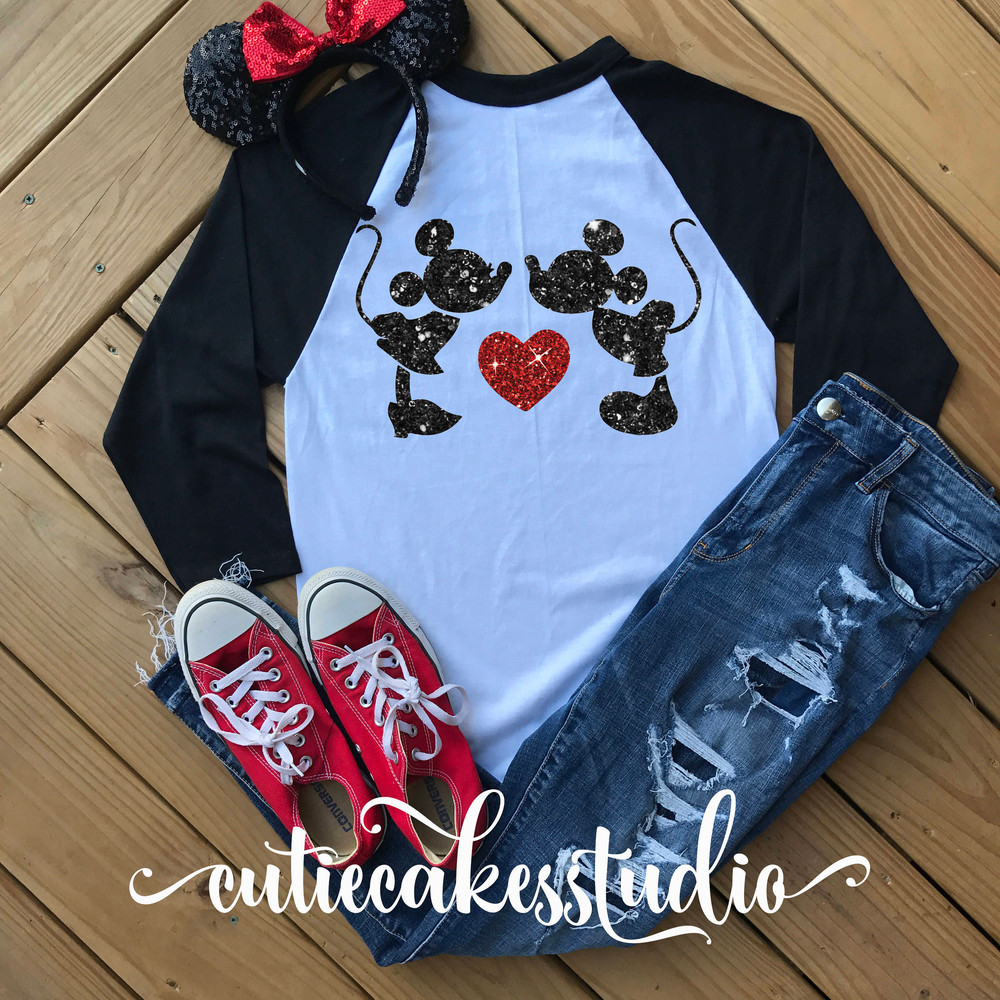 disney shirts for women disney couples shirt mickey burnout Racerback Tank top Disney Girl Ladies disney shirts women minnie mickey kiss - 5.jpg