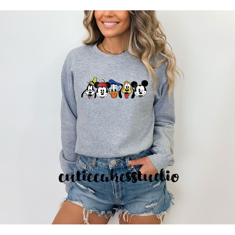 Disney vintage sweatshirt - Disney mickey shirt - Disney magic shirt - vintage disney 1980 style shirt - fab 5 shirt - Mickey sweatshirt - 1.jpg