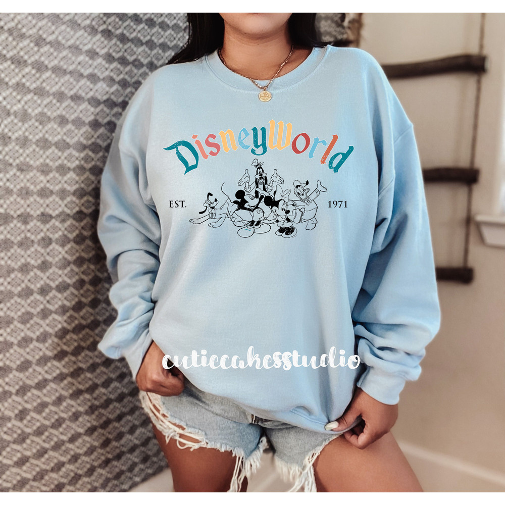 Disney vintage sweatshirt - Disney mickey shirt - Disney magic shirt - vintage disney 1980 style shirt - fab 5 shirt - Mickey sweatshirt - 6.jpg