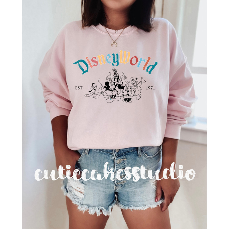 Disney vintage sweatshirt - Disney mickey shirt - Disney magic shirt - vintage disney 1980 style shirt - fab 5 shirt - Mickey sweatshirt - 7.jpg