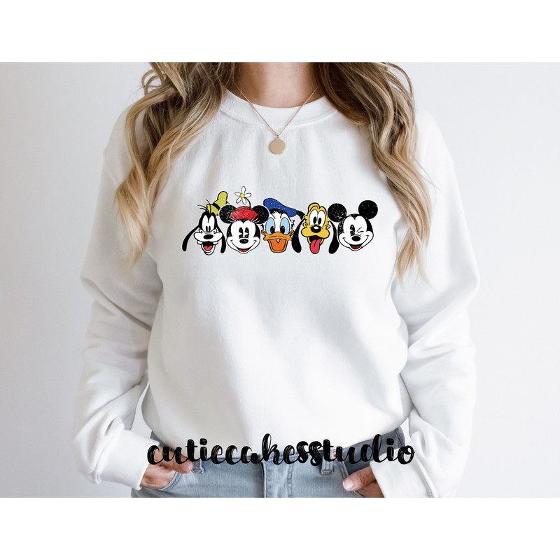 Disney vintage sweatshirt - Disney mickey shirt - Disney magic shirt - vintage disney 1980 style shirt - fab 5 shirt - Mickey sweatshirt - 5.jpg