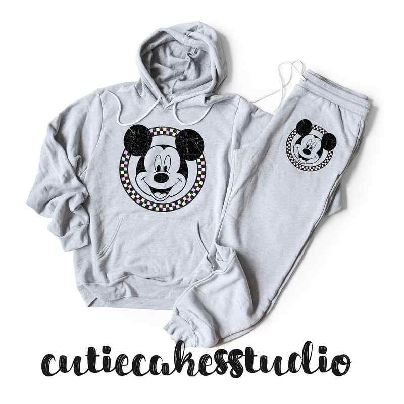 Disney vintage sweatshirt - Disney mickey shirt - Disney magic shirt - vintage disney 1980 style shirt - fab 5 shirt - outfit -sweatpants - 1.jpg