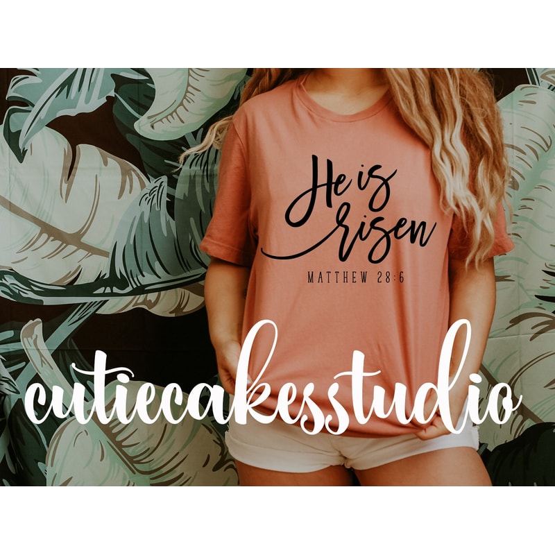 Easter shirt - He is risen shirt - Christian Easter shirt - Christian shirt - Inspirational shirt - 1.jpg