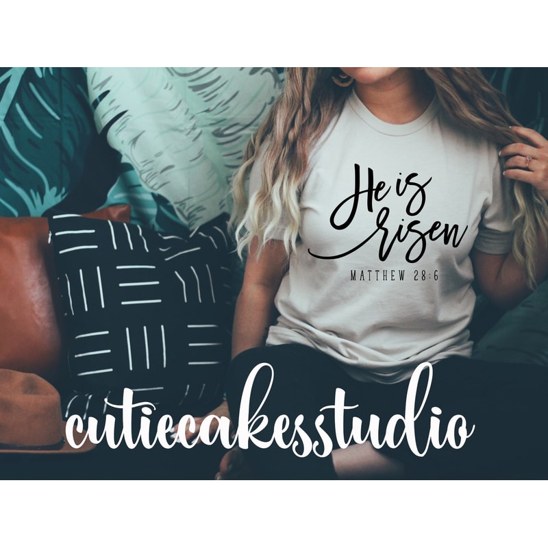 Easter shirt - He is risen shirt - Christian Easter shirt - Christian shirt - Inspirational shirt - 3.jpg