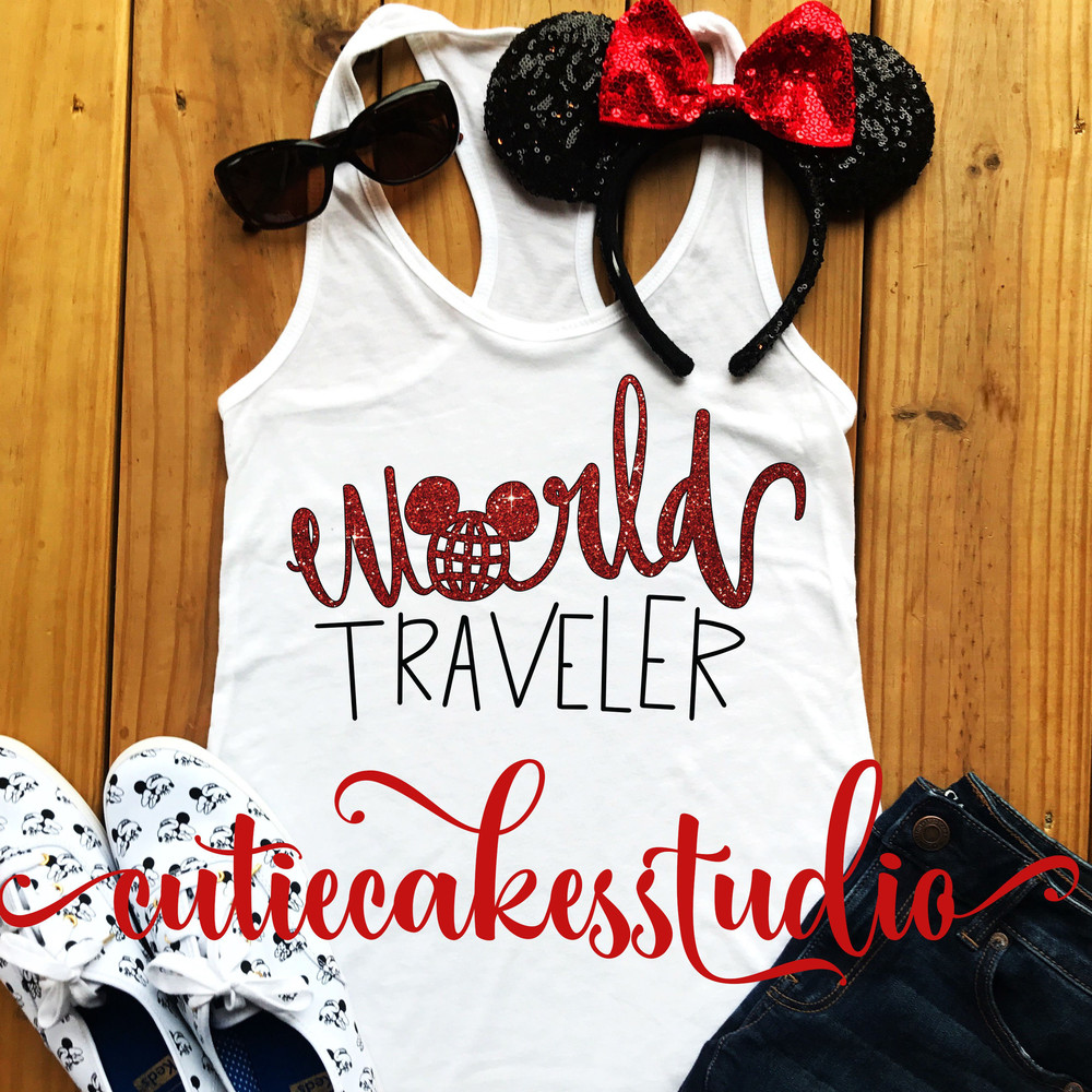 epcot shirt disney shirts for women disney shirt mickey Tank Disney Ladies disney shirts  epcot world traveler shirt rose gold disney shirt - 2.jpg