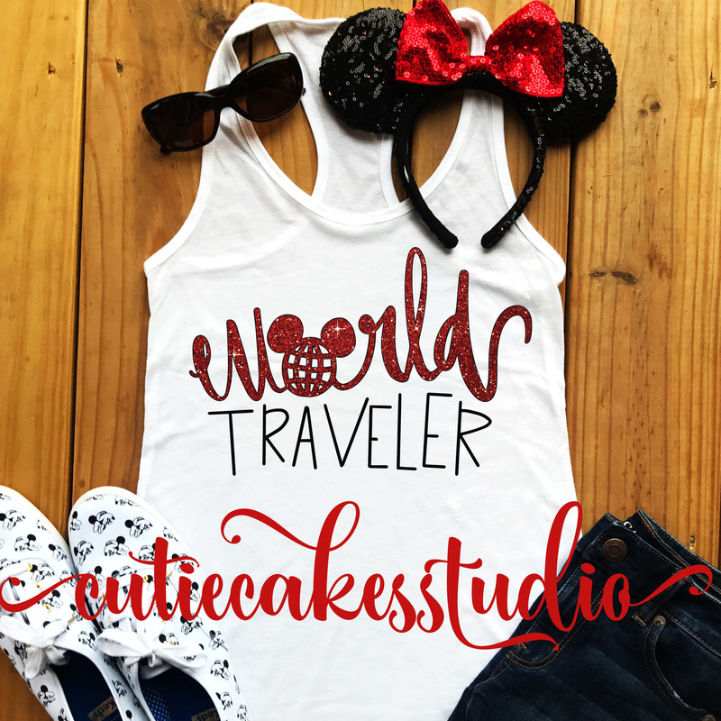 epcot shirt disney shirts for women disney shirt mickey Tank Disney Ladies disney shirts  epcot world traveler shirt rose gold disney shirt - 2.jpg