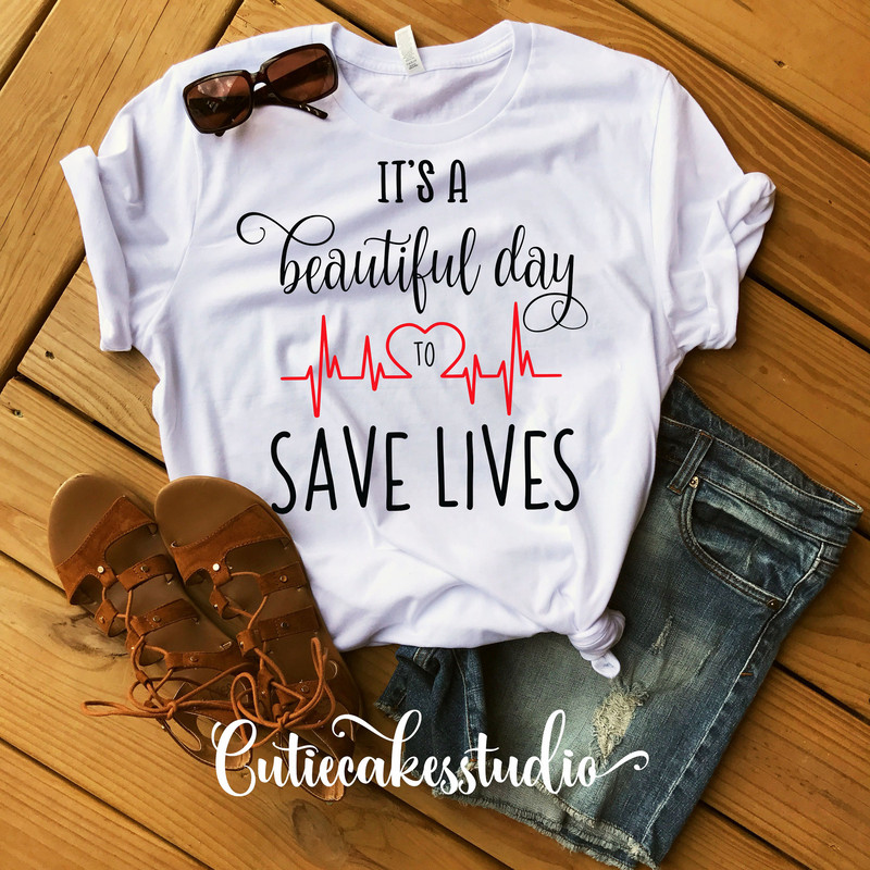 grey's anatomy shirt It's a beautiful day to save lives shirt tv show - 2.jpg