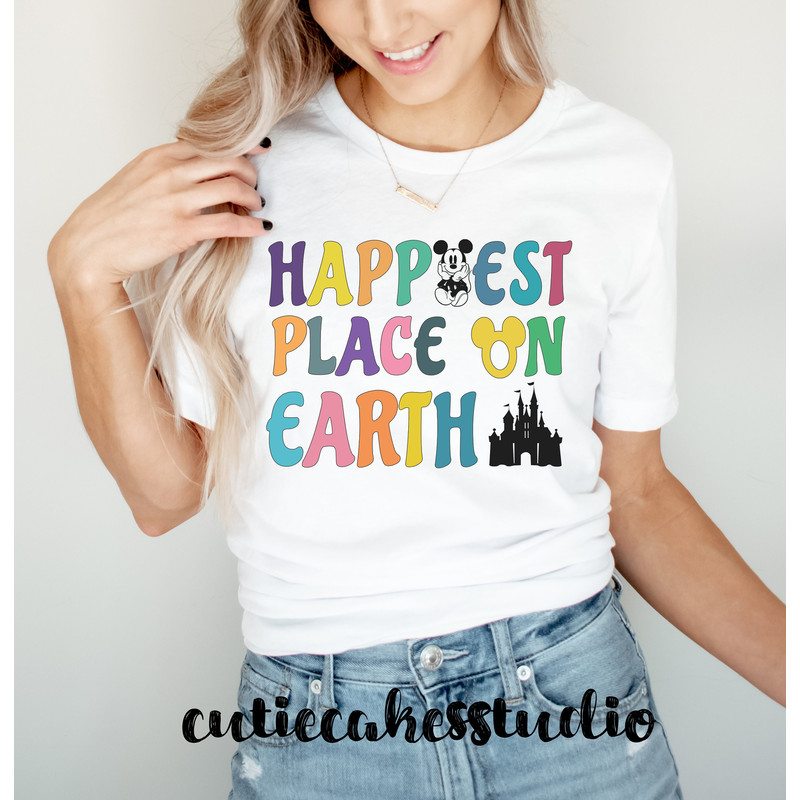Happiest Place on Earth - Disney shirt - Disney Vacation shirt - Disney castle shirt - disney trendy shirt - disney magical shirt - 2.jpg