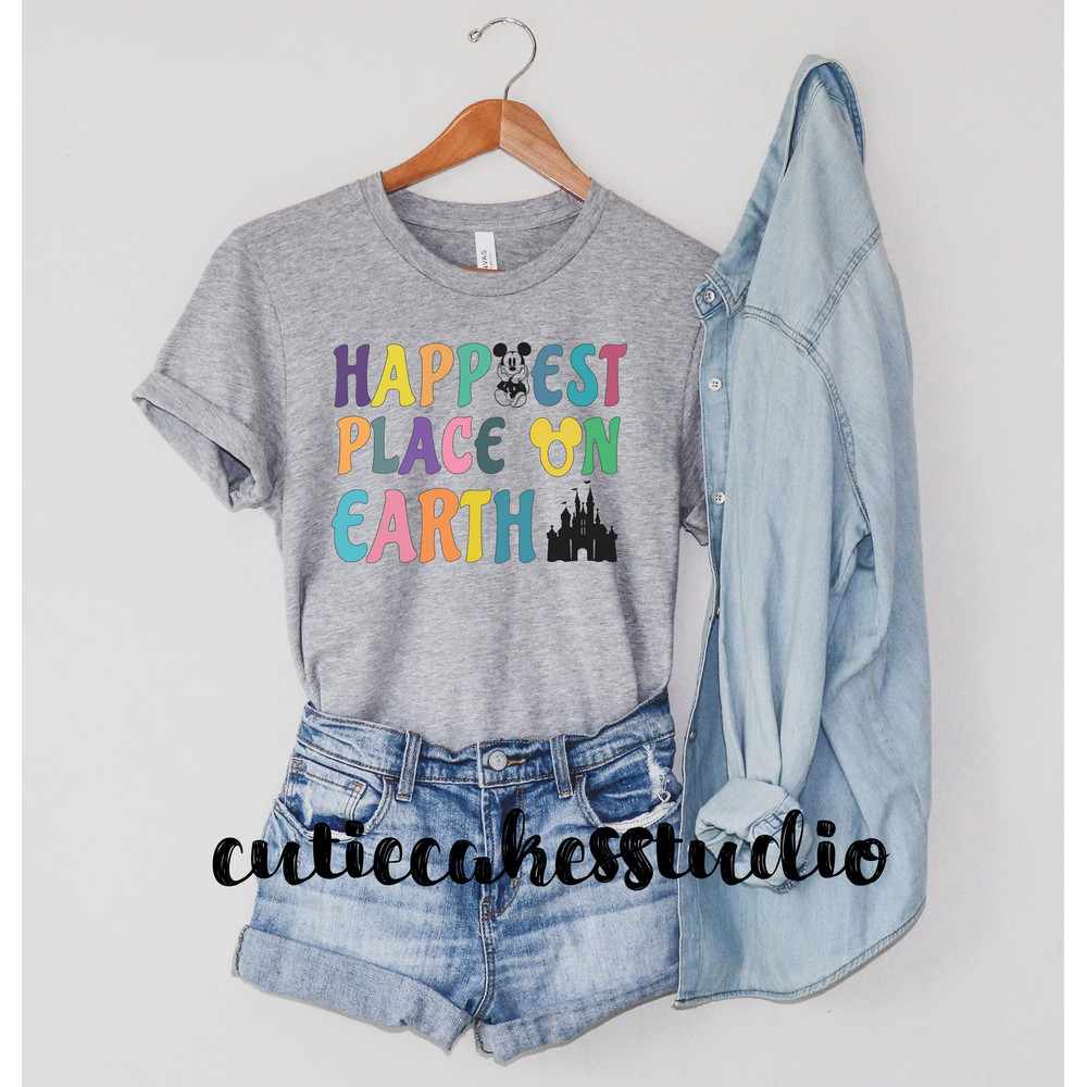 Happiest Place on Earth - Disney shirt - Disney Vacation shirt - Disney castle shirt - disney trendy shirt - disney magical shirt - 7.jpg
