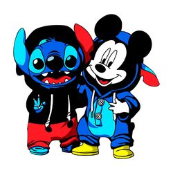 halloween disney stitch and mickey svg, cute disney svg