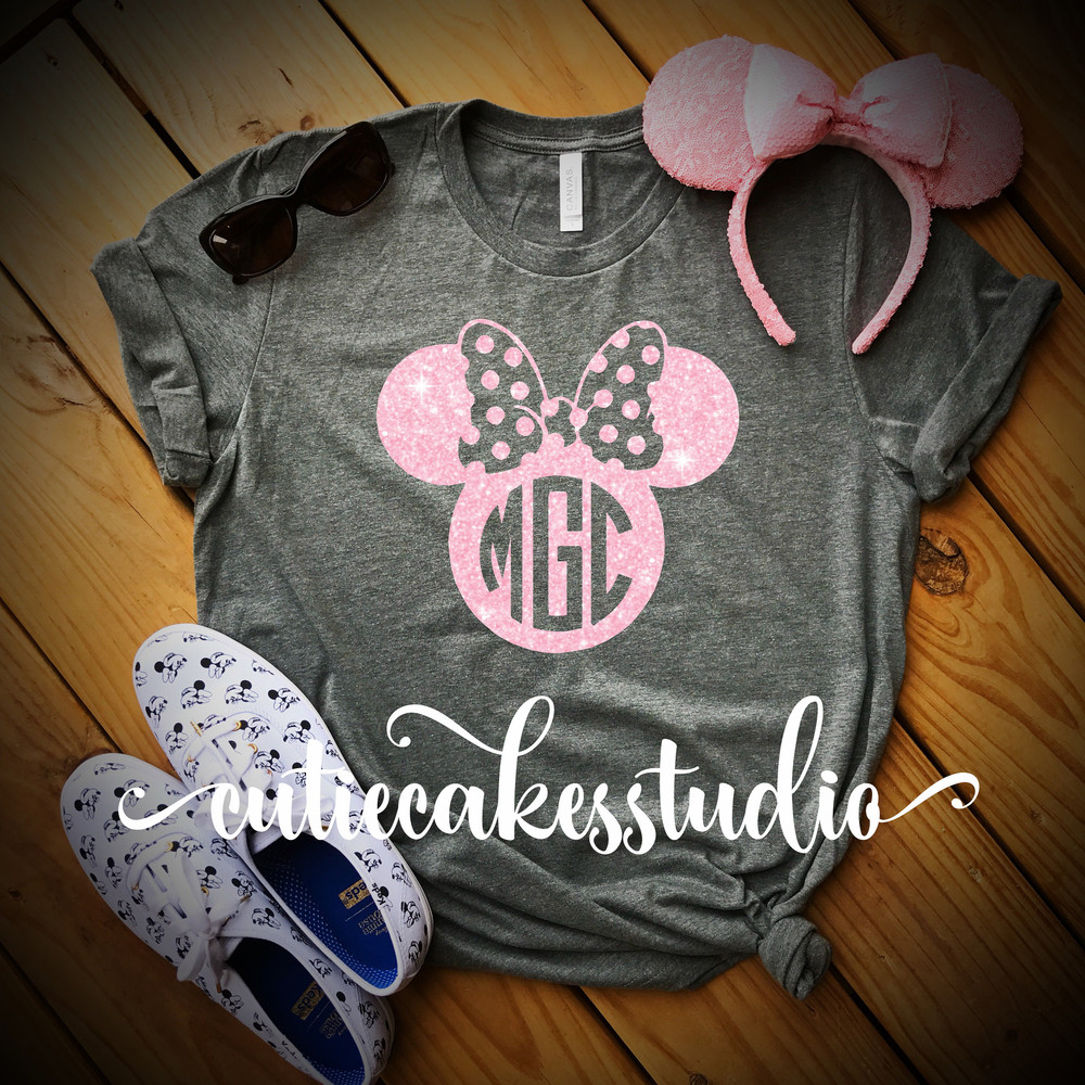 millennial pink disney shirt mickey Racerback Tank top Disney Girl Ladies disney shirts for women purple potion ears minnie monogram - 2.jpg