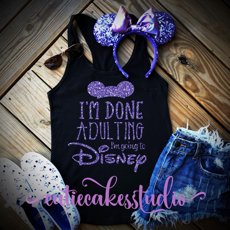 purple potion disney shirt done adulting disney shirt mickey Racerback Tank top Disney Girl Ladies disney shirts for women glitter shirt - 2.jpg