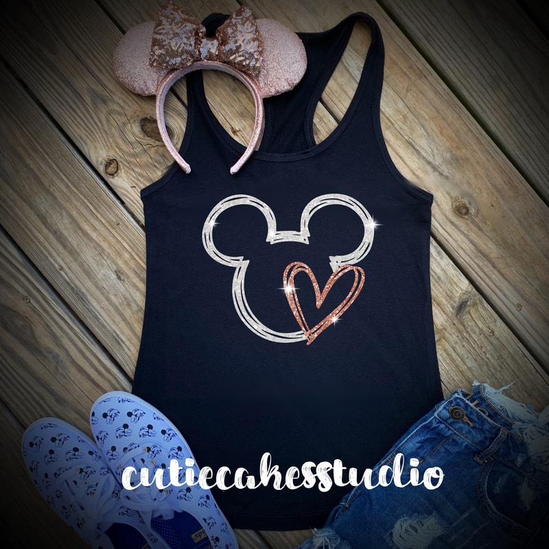 rose gold Disney shirt - disney family shirts - Disney heart shirt - Disney shirts for women - Disney Valentine shirt - vacation shirt - 3.jpg