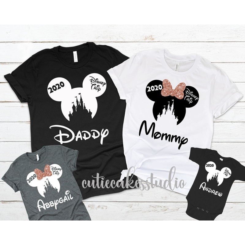 Rose gold Disney shirt - Disney shirt 2020 - disney family shirts - Disney shirts for women - Disney family shirts 2020- Disney shirt - 1.jpg