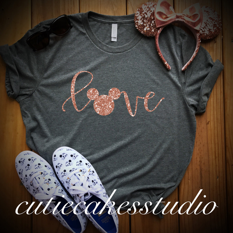 rose gold disney shirt - disney trip shirt - Tank Disney Ladies disney shirts for women - girls trip disney shirt - disney love shirt - 2.jpg