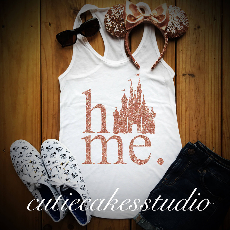 rose gold disney shirt mickey burnout Racerback Tank top Disney Girl Ladies disney world t-shirt - 1.jpg