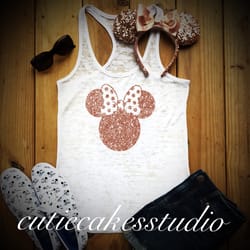 rose gold disney shirt mickey burnout racerback tank top disney girl ladies disney world t-shirt disney shirts for women