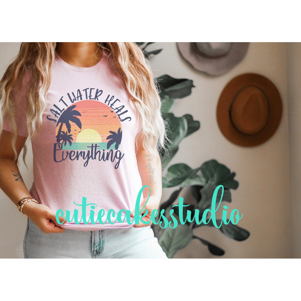 salt water heals everything shirt - beach shirt - beach shirts for women - retro beach shirt - beach sublimated faded vintage retro shirt - 3.jpg