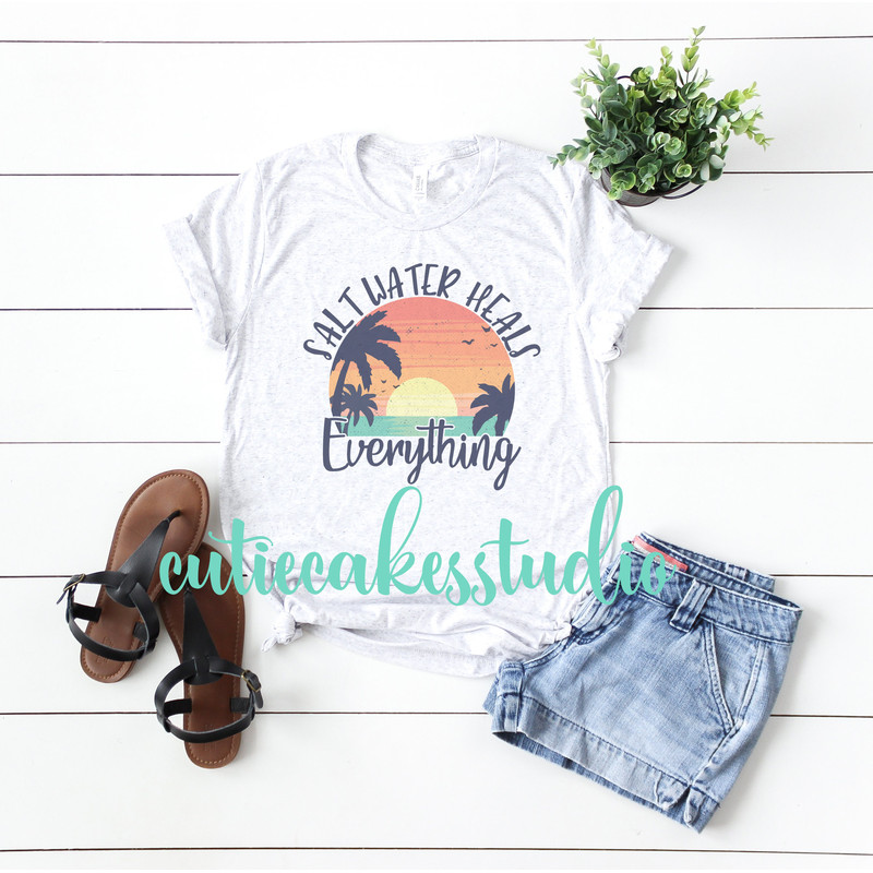 salt water heals everything shirt - beach shirt - beach shirts for women - retro beach shirt - beach sublimated faded vintage retro shirt - 8.jpg