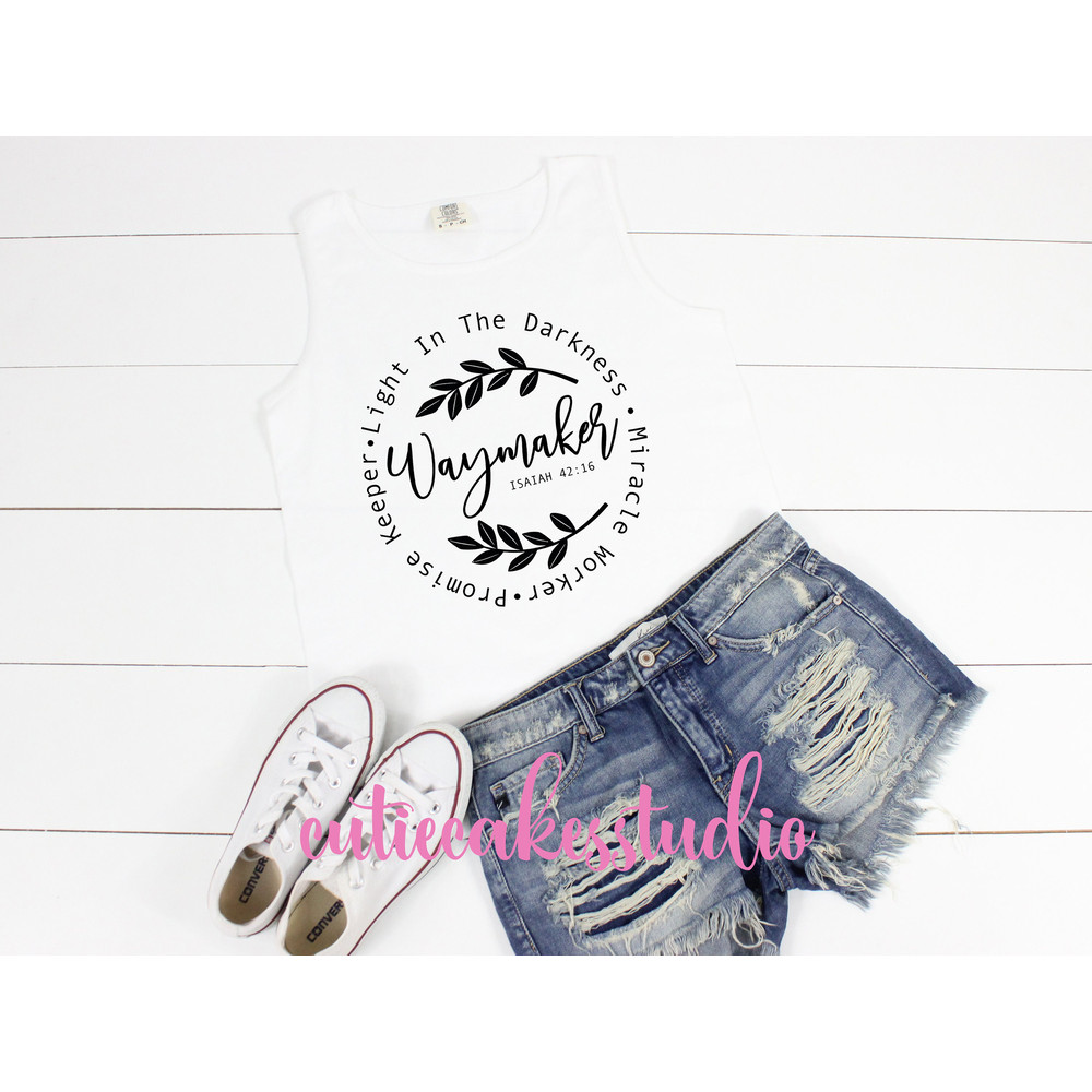 Waymaker shirt - Christian shirt - Way maker shirt - ladies shirt - plus size shirt - comfort colors shirt - faith shirt - inspirational - 6.jpg