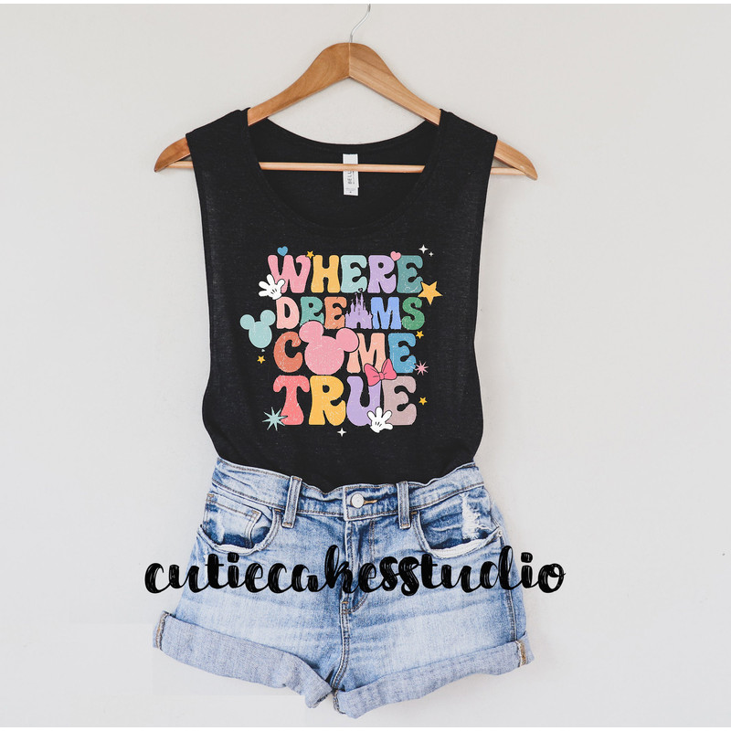 where dreams come true shirt - Disney shirt - Disney Vacation shirt - Disney castle shirt - disney sublimation shirt - disney magical shirt - 4.jpg